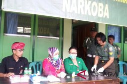 Ratusan personel Kodim Jembrana dinyatakan negatif narkoba (video)