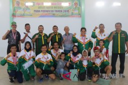 Medan terbaik cabang tenis meja di Porwilsu