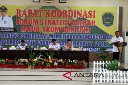 Kabankesbangpol buka rakor forum strategi