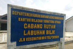 16 tahanan titipan Polres Labuhanbatu melarikan diri