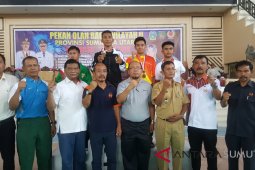 Kabupaten Asahan juara umum karate Porwilsu wilayah II