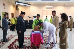 Pelantikan Pejabat Struktural Pemkab Sergai Tahun 2018,