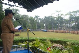 Plt Bupati Deli Serdang Zainuddin Mars Pimpin Upacara Otda
