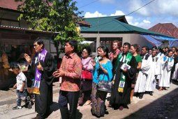 Wabup Samosir di Jubileum HKI Nainggolan