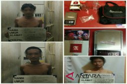Polisi Tangkap Tiga Pria Saat Pesta Narkoba
