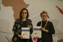 Sri Mulyani-Retno Marsudi luncurkan buku "road to Africa"