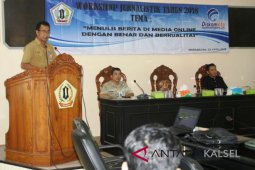Diskominfo Batola gelar workshop jurnalistik
