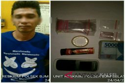 Polsekta Banjarmasin Selatan Sita Empat Paket Sabu-Sabu