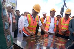 Bupati lakukan pemancangan Mesjid Agung Pemkab Tapsel