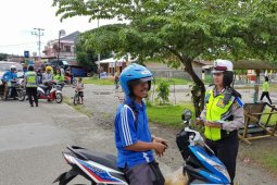 Puluhan Kendaraan Terjaring Operasi Patuh di Manokwari