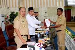 Bupati Sergai Sampaikan Nota Pengantar LKPJ Tahun 2017