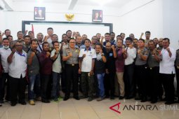 Kapolres Asahan gelar silaturahmi dengan wartawan