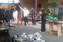 Aneka kesenian meriahkan sosialisasi Pemilu serentak