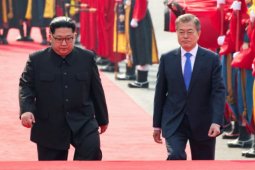 Pemimpin dua Korea awali babak sejarah baru di Panmunjom