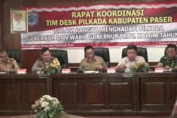 Tim Desk Pilkada Paser gelar rakor persiapan pilgub