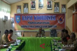 Kesbangpol HSS Gelar Rakor Penanggulangan Bencana