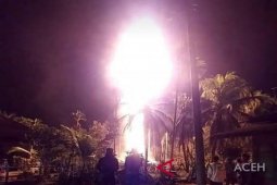Pengeboran minyak ilegal terbakar 5 tewas di Aceh