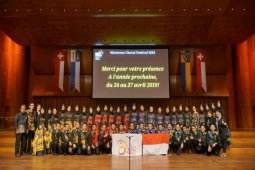 PSM IPB agria swara raih juara I kategori mixed choir di Swiss