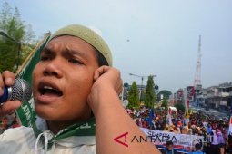 Ribuan mahasiswa gelar aksi bela Islam