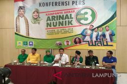 Pasangan Arinal-Nunik ajak masyarakat bangun lampung