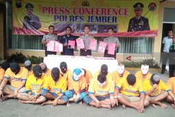 Puluhan Tersangka dan 7,13 Gram Sabu-Sabu Hasil Operasi Tumpas Semeru di Jember