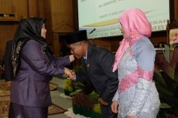 Bupati-Wabup Muarojambi hadiri pelantikan Wakil Ketua DPRD