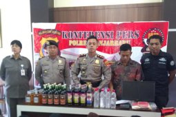 polres ungkap 225 kasus selama sikat intan