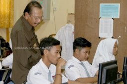 Dua siswa SMK di Muntok tidak ikut UNBK