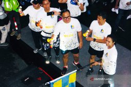 Menteri Rini Lepas Pelari "Mandiri Jogja Marathon"