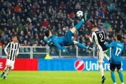 Komentar pesepak bola soal gol salto Ronaldo ke gawang Juve