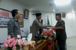 Paripurna DPRD Batanghari Bupati sampaikan LKPD-LKPJ 2017