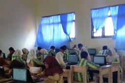Pelaksanaan UNBK SMP Banjarbaru lancar
