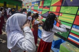 (Foto) Upacara peringatan 63 tahun KAA