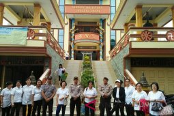 Polres Tanjungbalai pengamanan  ibadah Waisak