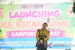 Rektor ULM hadiri peluncuran "Ice Cream Jamu" di Kampung Pejabat