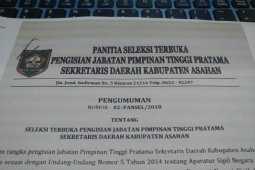 Pemkab Asahan Lakukan Pelelangan Jabatan Sekretaris Daerah