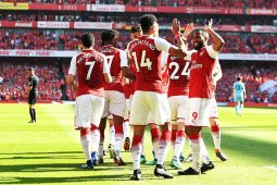 Aubameyang jadi penentu kemenangan Arsenal atas Bournemouth