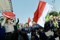 Kapolrestabes: Saya Dukung Gerakan Buruh Asalkan Jaga Surabaya