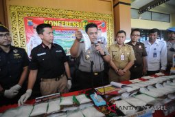 South Kalimantan Police record the largest sabu-sabu catch