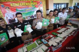 Polda Kalsel cetak rekor tangkapan terbesar sabu-sabu