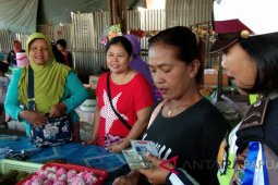 Satlantas Sorong "Menyapa" Pedagang Pasar Tradisional