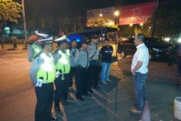 Kapolsek pimpin razia balapan liar