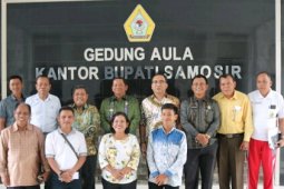 Persada audensi ke Bupati Samosir