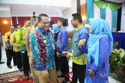 Pjs Bupati Hadiri Pelantikan Direktur Bank Kalsel