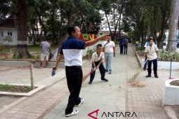 SMP Methodist aksi bersih lingkungan