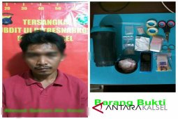 Ditresnarkoba Polda Kalsel sita tujuh paket narkotika