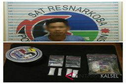 Polresta Banjarmasin Sita Enam Paket Narkotika