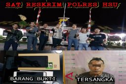 Satreskrim Polres HSU Tangkap Pelaku Curat