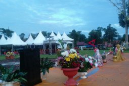 Suasana menjelang puncak perayaan Waisak di Candi Muarojambi