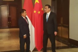 Wapres-PM China bahas peningkatan kerja sama bidang perdagangan